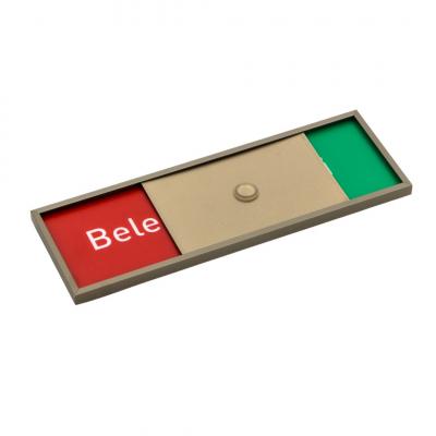 Tuerschild Tenuis frei belegt bronze